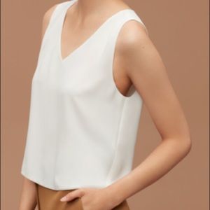 Aritzia Babaton Murphy Blouse, XXS, White
